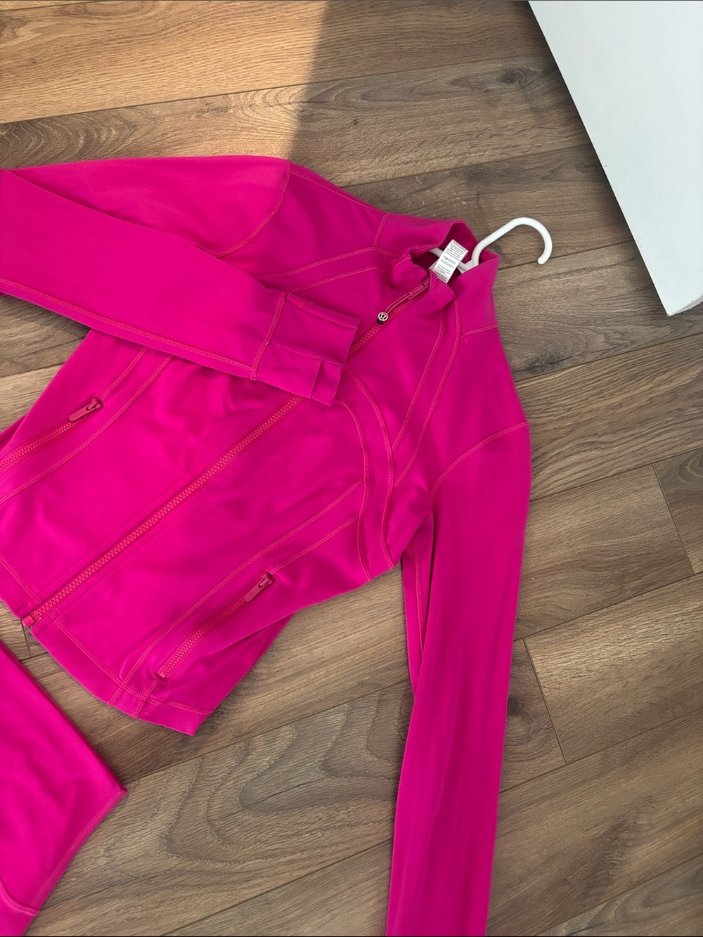 lululemon athletica Hot Pink Full-Zip Athletic Jacket